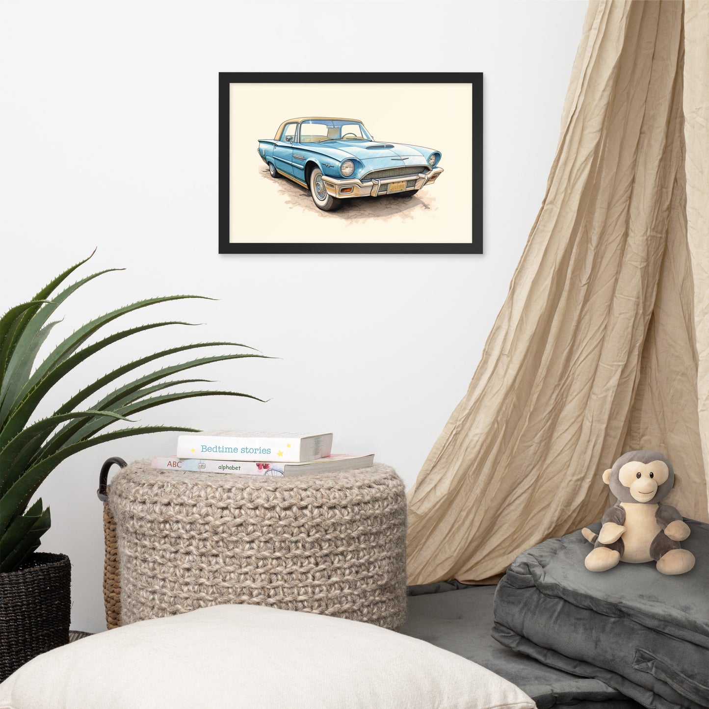 Ford Thunderbird | Gerahmtes Poster quer