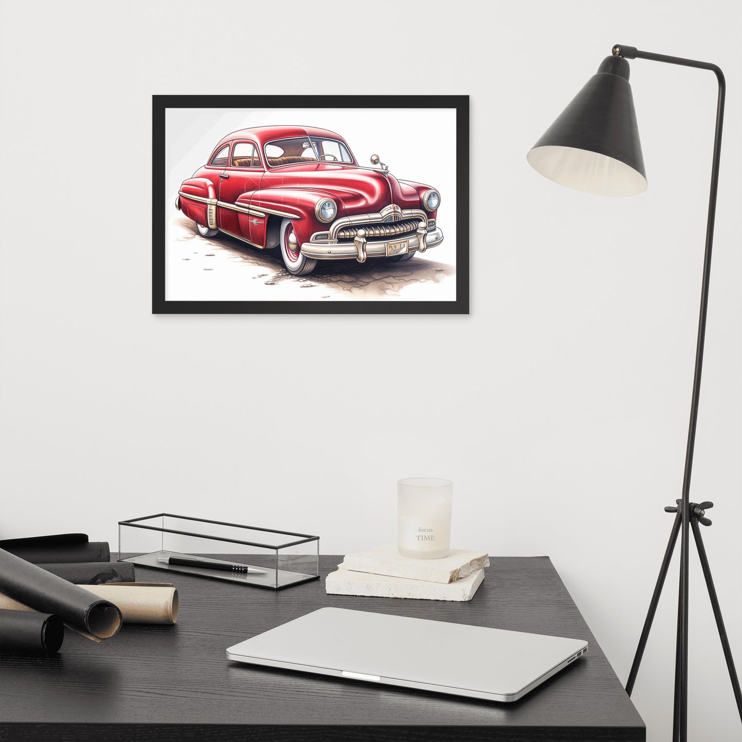 Mercury Coupe | Gerahmtes Poster