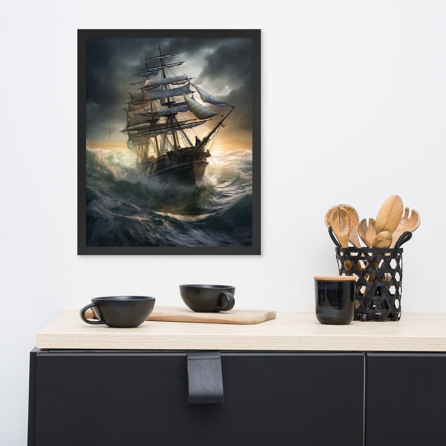 Segelschiff | Gerahmtes Poster