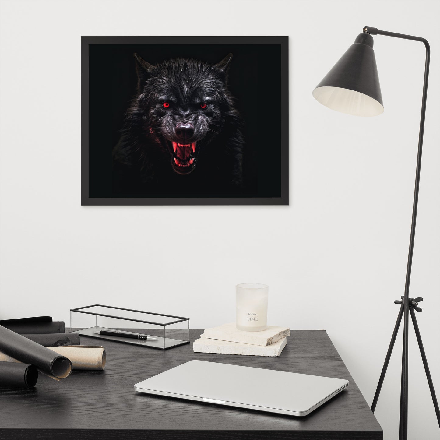 Wolf | Gerahmtes Poster