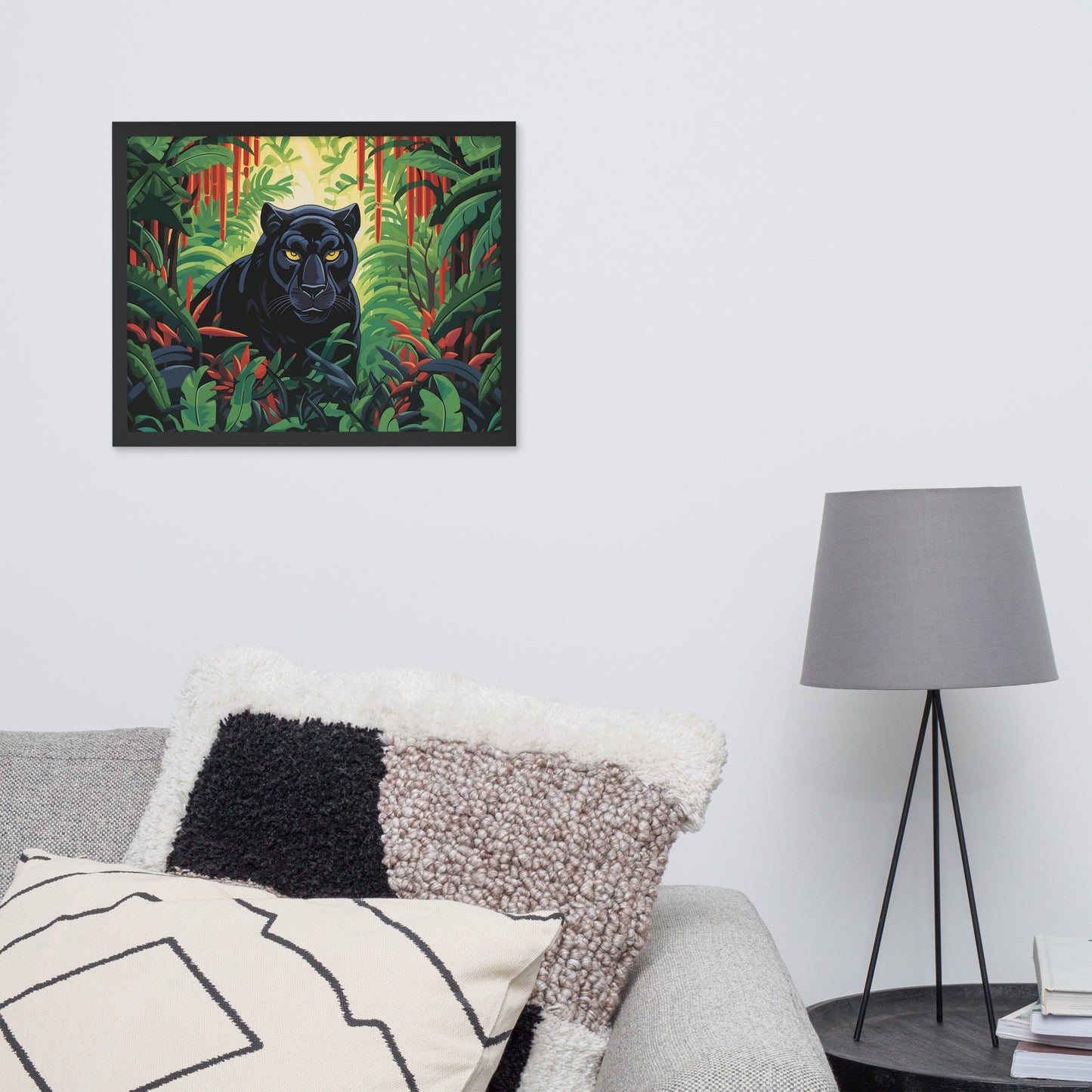 Schwarzer Panther | Gerahmtes Poster