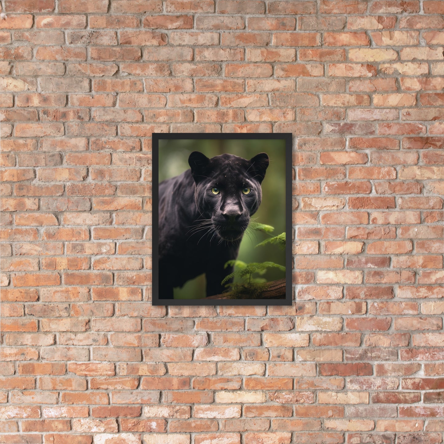 Schwarzer Panther | Gerahmtes Poster