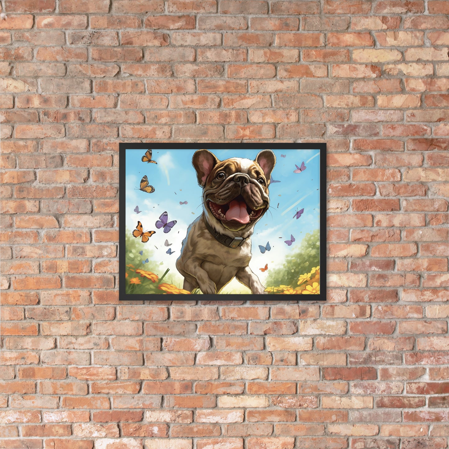 süßer Hund | Gerahmtes Poster